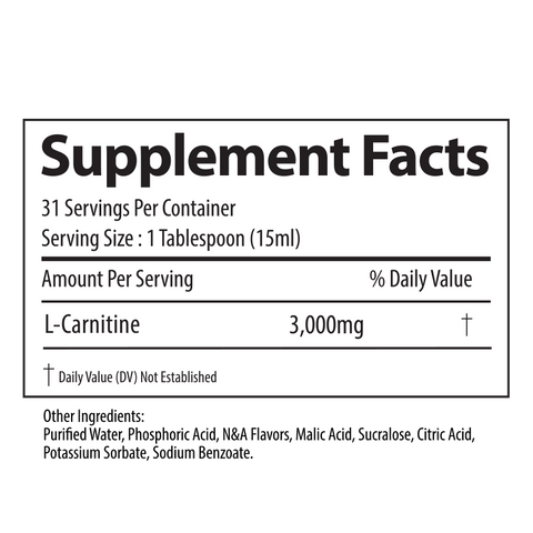 Alpha Supps L Carnitine 3000